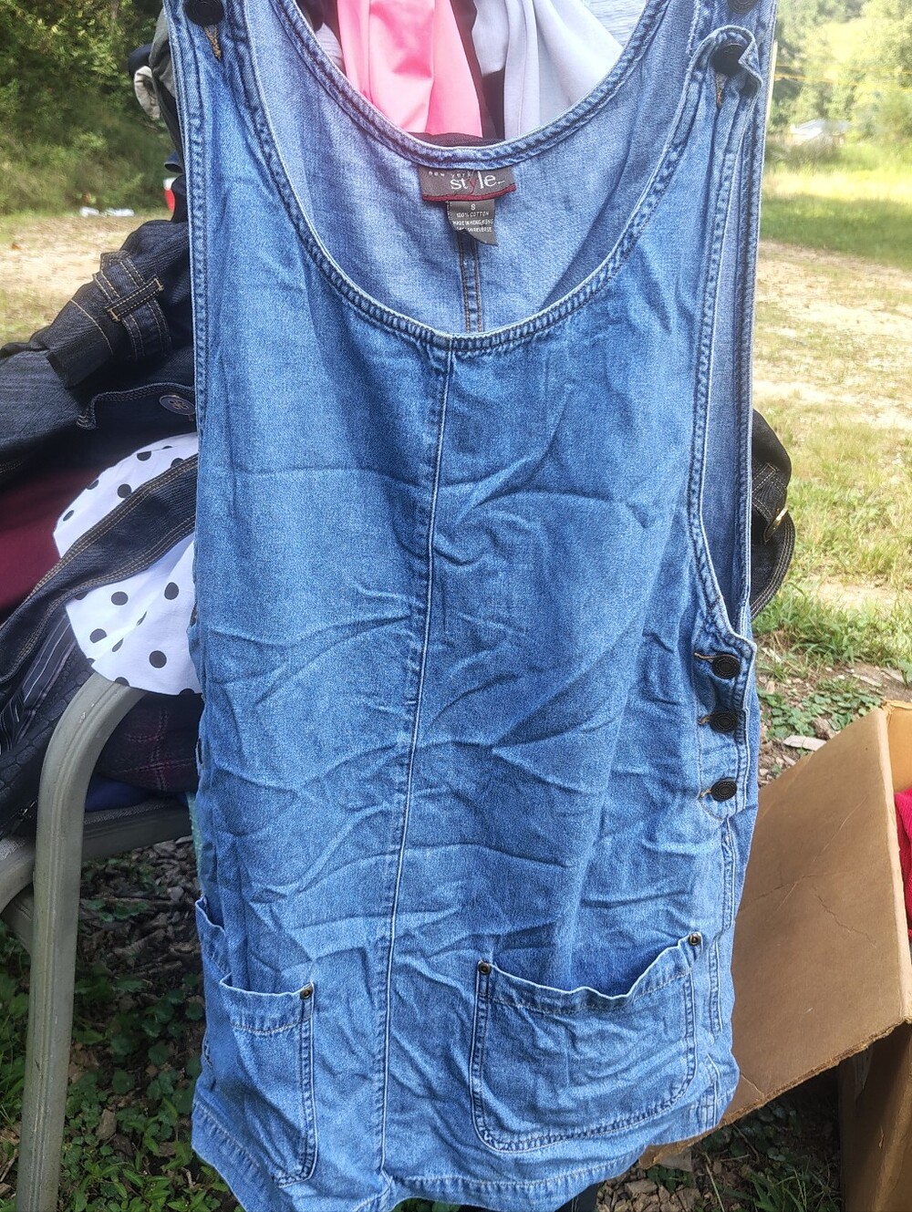 Blue Denim Men's Jeans Overalls